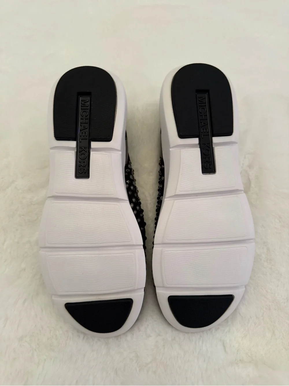 Michael Kors Ace slip-on trainer with Silver Studs
